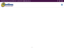 Tablet Screenshot of frontlines.to